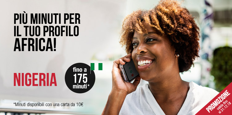 nigeria Carta per chiamare la Nigeria